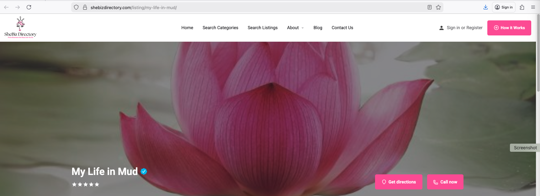 Why My Life in Mud Is Listed on SheBiz — And Why It Matters